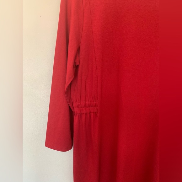 J Jill Wearever Collection Women’s Size Small True Red Dress - Picture 4 of 10